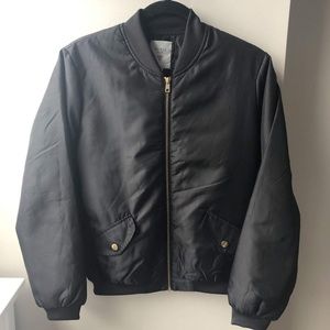 Guess Jet Black Bomber Jacket